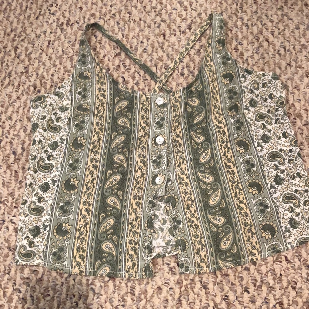 Paisley Crop Top - Size M